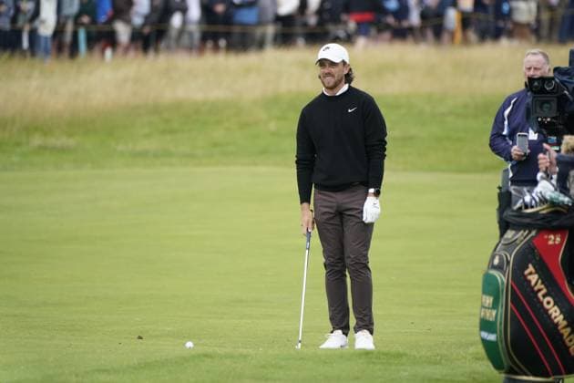 The 153rd Open Championship 2025 Tommy Fleetwood In action on the 1st hole the 2nd day TheÊ153rd Open Championship, Royal Portrush Golf Club (Dunluce Links) in Portrush, County Antrim, Northern Ireland, from Thursday, 17 July to Sunday, 20 July 2025. Copyright: xMarkxNewcombex