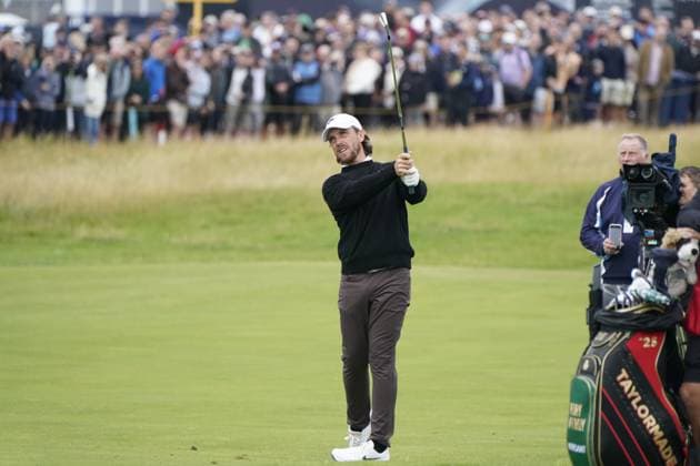 The 153rd Open Championship 2025 Tommy Fleetwood In action on the 1st hole the 2nd day TheÊ153rd Open Championship, Royal Portrush Golf Club (Dunluce Links) in Portrush, County Antrim, Northern Ireland, from Thursday, 17 July to Sunday, 20 July 2025. Copyright: xMarkxNewcombex