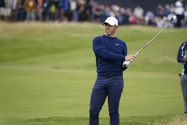 The 153rd Open Championship 2025 Rory Mcilroy In action on the 1st hole the 2nd day TheÊ153rd Open Championship, Royal Portrush Golf Club (Dunluce Links) in Portrush, County Antrim, Northern Ireland, from Thursday, 17 July to Sunday, 20 July 2025. Copyright: xMarkxNewcombex