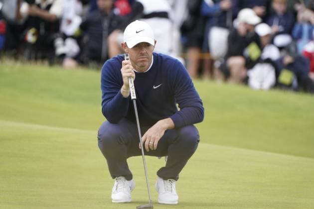 The 153rd Open Championship 2025 Rory Mcilroy In action on the 1st hole the 2nd day TheÊ153rd Open Championship, Royal Portrush Golf Club (Dunluce Links) in Portrush, County Antrim, Northern Ireland, from Thursday, 17 July to Sunday, 20 July 2025. Copyright: xMarkxNewcombex