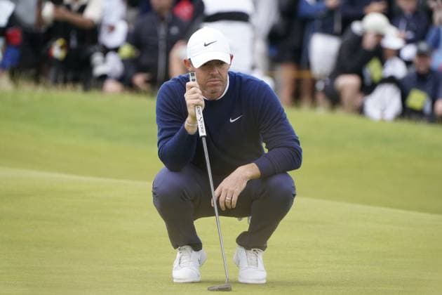 The 153rd Open Championship 2025 Rory Mcilroy In action on the 1st hole the 2nd day TheÊ153rd Open Championship, Royal Portrush Golf Club (Dunluce Links) in Portrush, County Antrim, Northern Ireland, from Thursday, 17 July to Sunday, 20 July 2025. Copyright: xMarkxNewcombex