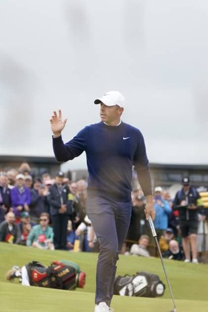 The 153rd Open Championship 2025 Rory Mcilroy In action on the 1st hole the 2nd day TheÊ153rd Open Championship, Royal Portrush Golf Club (Dunluce Links) in Portrush, County Antrim, Northern Ireland, from Thursday, 17 July to Sunday, 20 July 2025. Copyright: xMarkxNewcombex
