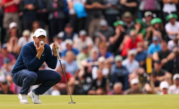 The 153rd Open Championship, Royal Portrush Golf Club, Co. Antrim 18 7 2025 Rory McIlroy Rory McIlroy 18 7 2025  Copyright: x INPHO BenxBradyx BB3_9800