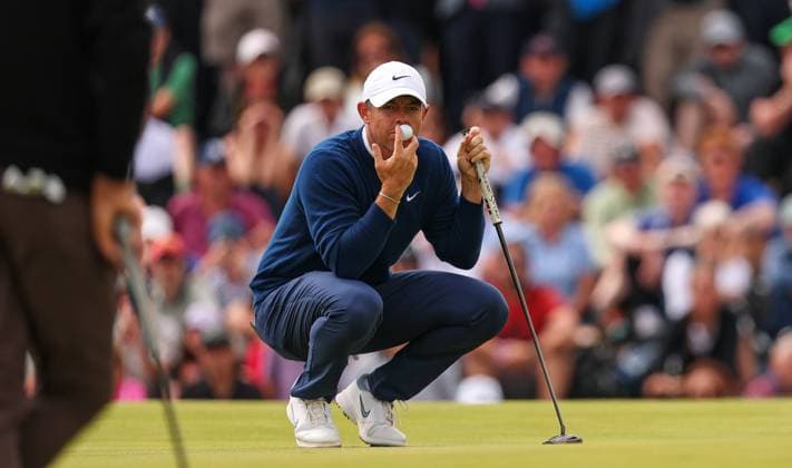 The 153rd Open Championship, Royal Portrush Golf Club, Co. Antrim 18 7 2025 Rory McIlroy Rory McIlroy 18 7 2025  Copyright: x INPHO BenxBradyx BB3_9809_1