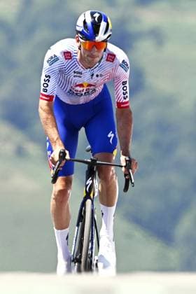 Dutch Mick Van Dijke of RedBull-BORA-hansgrohe pictured at the finish of stage 13 of the 2025 Tour de France cycling race, an 11km individual time trial from Loudenvielle to Peyragudes, on Friday 18 July 2025 in France. The 112th edition of the Tour de France starts on Saturday 5 July in Lille, France, and will finish in Paris, France on the 27th of July. JASPERxJACOBS  x129488604x