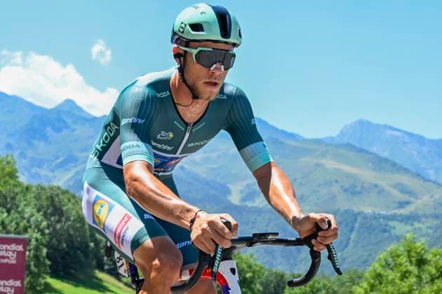 Tour de France 2025 Stage 13 PEYRAGUDES, FRANCE - JULY 18 : Milan Jonathan (BEL) of Lidl - Trek in action during stage 13 of the 112th edition of Tour de France an UCI World Tour 2.UWT Individual Time Trial stage for Men Elite of 11 km with start in Loudenvielle and finish in Peyragudes on July 18, 2025 in Peyragudes, France, 18 07 2025 ( Motordriver Kenny Verfaillie - Peyragudes France  Copyright: xJanxDexMeuleneirx