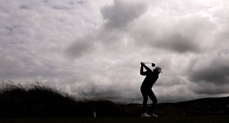 The 153rd Open Championship, Royal Portrush Golf Club, Co. Antrim 18 7 2025 Tommy Fleetwood tees off the 8th Tommy Fleetwood tees off the 8th 18 7 2025  Copyright: x INPHO BenxBradyx 0G8A0003
