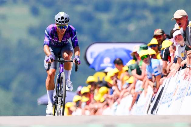 Tour de France 2025 Stage 13 PEYRAGUDES, FRANCE - JULY 18 : Groenewegen Dylan (NED) of Team Jayco AlUla at the finish line during stage 13 of the 112th edition of Tour de France an UCI World Tour 2.UWT Individual Time Trial stage for Men Elite of 11 km with start in Loudenvielle and finish in Peyragudes on July 18, 2025 in Peyragudes, France, 18 07 2025 ( Motordriver Kenny Verfaillie - Peyragudes France  Copyright: xVincentxKalutx