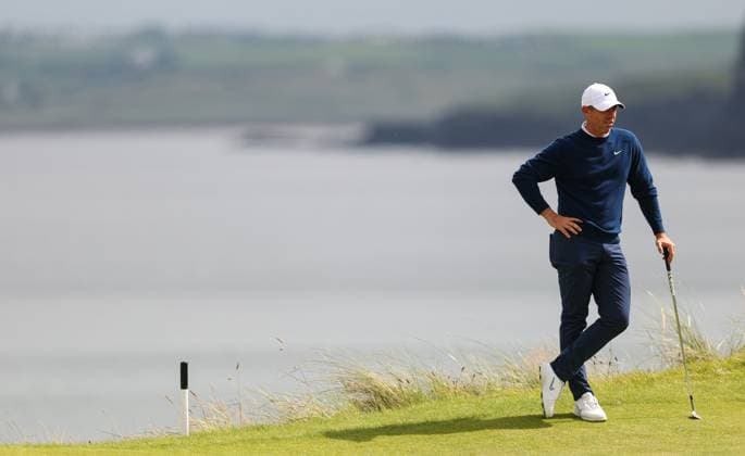 The 153rd Open Championship, Royal Portrush Golf Club, Co. Antrim 18 7 2025 Rory McIlroy on the 5th green Rory McIlroy on the 5th green 18 7 2025  Copyright: x INPHO BenxBradyx BB3_9732