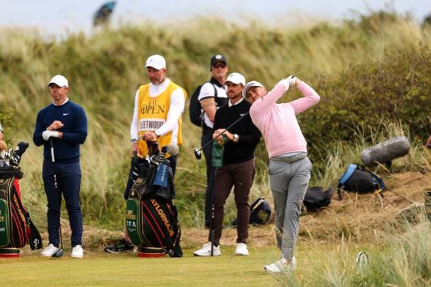 The 153rd Open Championship, Royal Portrush Golf Club, Co. Antrim 18 7 2025 Justin Thomas tees off the 7th Justin Thomas tees off the 7th 18 7 2025  Copyright: x INPHO BenxBradyx BB3_0025