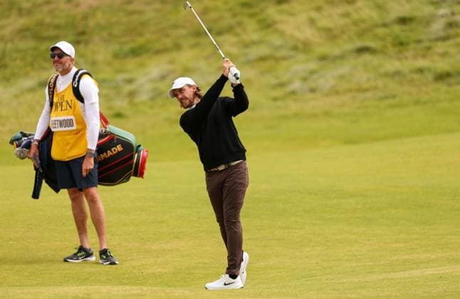 The 153rd Open Championship, Royal Portrush Golf Club, Co. Antrim 18 7 2025 Tommy Fleetwood on the 7th Tommy Fleetwood on the 7th 18 7 2025  Copyright: x INPHO BenxBradyx BB3_0153