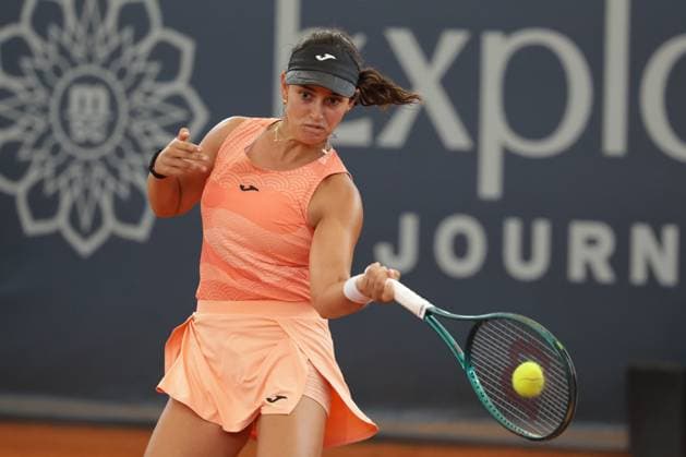 GER, Hamburg, xFSx, ATP250 Womens Tennis Tournament , MSC Hamburg Ladies Open 2025 , Quarterfinals ,17 07 2025 v l Leyre Romero Gorma ESP plays a forehand Copyright: HMBxMedia FernandoxSoares