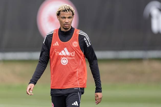 Training Eintracht Frankfurt Hugo Ekitike Eintracht Frankfurt, 11 Training of Eintracht Frankfurt on July 18, 2025 at Deutsche Bank Park in Frankfurt am Main , Frankfurt am Main Hessen Germany Deutsche Bank Park