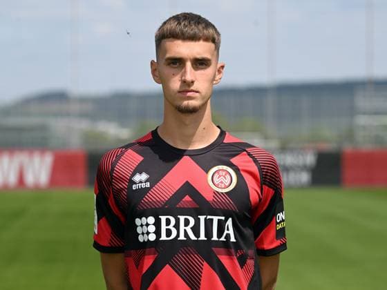 17 07 2025, xjhx, Football 3 League, SV Wehen Wiesbaden photo appointment season 2025 26, Justin Janitzek SV Wehen Wiesbaden 3 League, portrait appointment 2025 2026 Wiesbaden