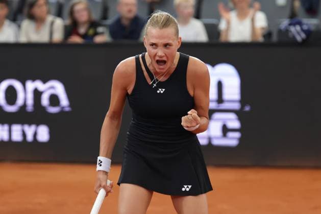 GER, Hamburg, xFSx, ATP250 Women Tennis Tournament , MSC Hamburg Ladies Open 2025 , Quarterfinals ,17 07 2025 v l Dayana Yastremska UKR Winning fist, cheering ,cheering, cheering, cheering, cheering Copyright: HMBxMedia FernandoxSoares