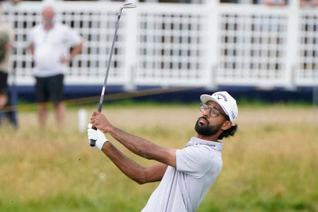 The 153rd Open Championship 2025 Akshay Bhatia (USA) In action on the 1st hole the 2nd day The 153rd Open Championship, Royal Portrush Golf Club (Dunluce Links) in Portrush, County Antrim, Northern Ireland, from Thursday, 17 July to Sunday, 20 July 2025. Copyright: xMarkxNewcombex
