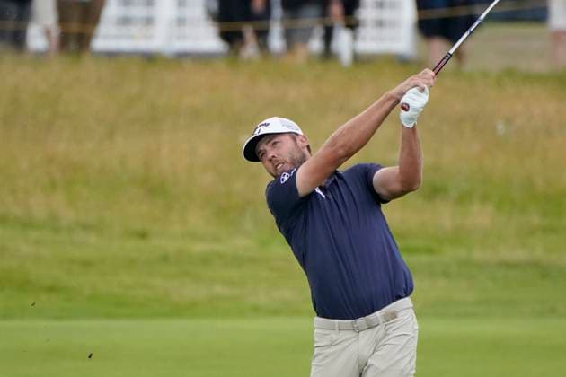 The 153rd Open Championship 2025 Sam Burns (USA) In action on the 1st hole the 2nd day The 153rd Open Championship, Royal Portrush Golf Club (Dunluce Links) in Portrush, County Antrim, Northern Ireland, from Thursday, 17 July to Sunday, 20 July 2025. Copyright: xMarkxNewcombex