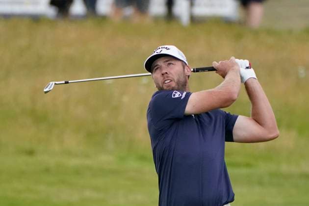 The 153rd Open Championship 2025 Sam Burns (USA) In action on the 1st hole the 2nd day The 153rd Open Championship, Royal Portrush Golf Club (Dunluce Links) in Portrush, County Antrim, Northern Ireland, from Thursday, 17 July to Sunday, 20 July 2025. Copyright: xMarkxNewcombex