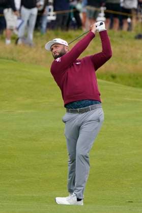 The 153rd Open Championship 2025 Jon Rahm In action on the 1st hole the 2nd day The 153rd Open Championship, Royal Portrush Golf Club (Dunluce Links) in Portrush, County Antrim, Northern Ireland, from Thursday, 17 July to Sunday, 20 July 2025. Copyright: xMarkxNewcombex