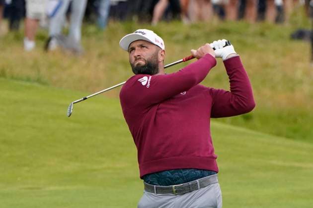 The 153rd Open Championship 2025 Jon Rahm In action on the 1st hole the 2nd day The 153rd Open Championship, Royal Portrush Golf Club (Dunluce Links) in Portrush, County Antrim, Northern Ireland, from Thursday, 17 July to Sunday, 20 July 2025. Copyright: xMarkxNewcombex