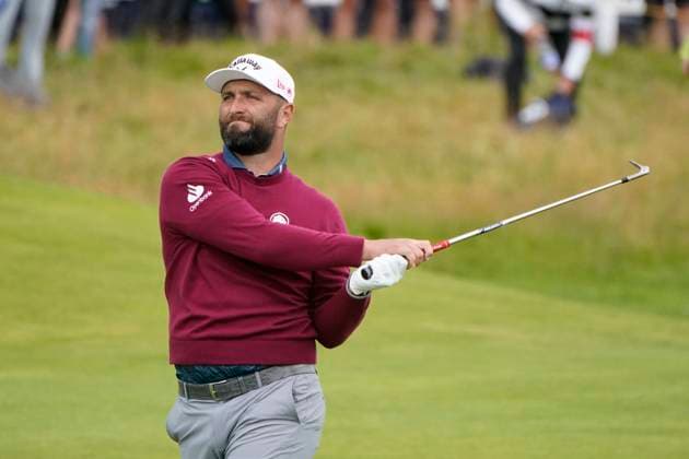 The 153rd Open Championship 2025 Jon Rahm In action on the 1st hole the 2nd day The 153rd Open Championship, Royal Portrush Golf Club (Dunluce Links) in Portrush, County Antrim, Northern Ireland, from Thursday, 17 July to Sunday, 20 July 2025. Copyright: xMarkxNewcombex