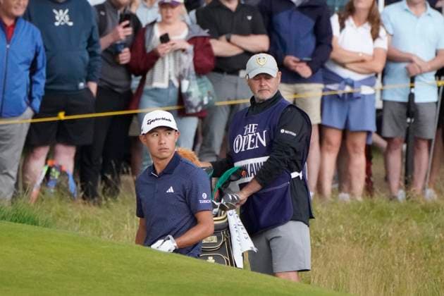 The 153rd Open Championship 2025 Collin Morikawa In action on the 1st hole the 2nd day The 153rd Open Championship, Royal Portrush Golf Club (Dunluce Links) in Portrush, County Antrim, Northern Ireland, from Thursday, 17 July to Sunday, 20 July 2025. Copyright: xMarkxNewcombex