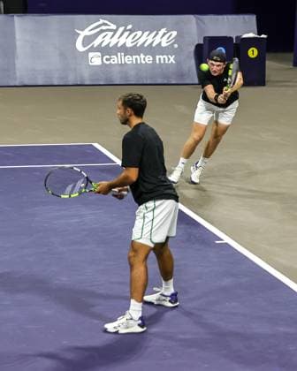 LOS CABOS TENNIS OPEN 2025 LOS CABOS TENNIS OPEN 2025 KRAJICEK GONZALEZ VS CASH TRACY 18072025 LOS CABOS, BAJA CALIFORNIA, MEXICO Action photo of Robert Cash and James Tracy of the USA during semifinal doubles game of Los Cabos Tennis Open 2025 held at the Grand Stand of the Cabo Sports Complex of Los Cabos, Baja California, Mexico Action photo of Robert Cash and James Tracy of the USA during semifinal doubles singles game of Los Cabos Tennis Open 2025 held at the Grand Stand of the Cabo Sports Complex of Los Cabos, Baja California, Mexico PHOTO BY IMAGENSHOP AGENCIA FOTOGRAFICA LOS CABOS BAJA CALIFORNIA MEXICOI Copyright: xIMAGENSHOPxAGENCIAxFOTOGRAFICAx