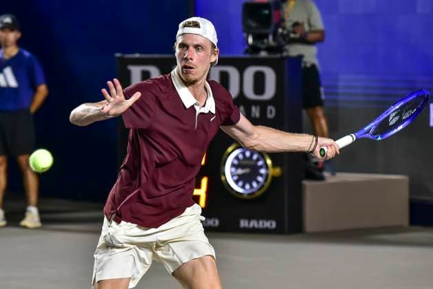 LOS CABOS TENNIS OPEN 2025 LOS CABOS TENNIS OPEN 2025 SHAPOVALOV VS WALTON 18072025 LOS CABOS, BAJA CALIFORNIA, MEXICO Action photo of Denis Shapovalov of Canada, during semifinal singles game of Los Cabos Tennis Open 2025 held at the Mextenis Stadium of the Cabo Sports Complex of Los Cabos, Baja California, Mexico Action photo of Denis Shapovalov of Canada, during semifinal singles game of Los Cabos Tennis Open 2025 held at the Mextenis Stadium of the Cabo Sports Complex of Los Cabos, Baja California, Mexico PHOTO BY IMAGENSHOP AGENCIA FOTOGRAFICA LOS CABOS BAJA CALIFORNIA MEXICO Copyright: xIMAGENSHOPxAGENCIAxFOTOGRAFICAx