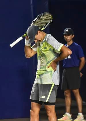 LOS CABOS TENNIS OPEN 2025 LOS CABOS TENNIS OPEN 2025 SHAPOVALOV VS WALTON 18072025 LOS CABOS, BAJA CALIFORNIA, MEXICO Action photo of Adam Walton of Australia, during semifinal singles game of Los Cabos Tennis Open 2025 held at the Mextenis Stadium of the Cabo Sports Complex of Los Cabos, Baja California, Mexico Action photo of Adam Walton of Australia, during semifinal singles game of Los Cabos Tennis Open 2025 held at the Mextenis Stadium of the Cabo Sports Complex of Los Cabos, Baja California, Mexico PHOTO BY IMAGENSHOP AGENCIA FOTOGRAFICA LOS CABOS BAJA CALIFORNIA MEXICO Copyright: xIMAGENSHOPxAGENCIAxFOTOGRAFICAx