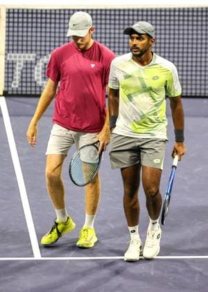 LOS CABOS TENNIS OPEN 2025 LOS CABOS TENNIS OPEN 2025 STALDER CHANDRASEKAR VS BAYLDON SCHOOKATE 18072025 LOS CABOS, BAJA CALIFORNIA, MEXICO Action photo of Reese Stalder of the USA and Anirudh Chandrasekar of India, during semifinal doubles game of Los Cabos Tennis Open 2025 held at the Grand Stand of the Cabo Sports Complex of Los Cabos, Baja California, Mexico Action photo of Reese Stalder of the USA and Anirudh Chandrasekar of India, during semifinal singles game of Los Cabos Tennis Open 2025 held at the Grand Stand of the Cabo Sports Complex of Los Cabos, Los Cabos, Baja California, Mexico PHOTO BY IMAGENSHOP AGENCIA FOTOGRAFICA LOS CABOS BAJA CALIFORNIA MEXICO Copyright: xIMAGENSHOPxAGENCIAxFOTOGRAFICAx