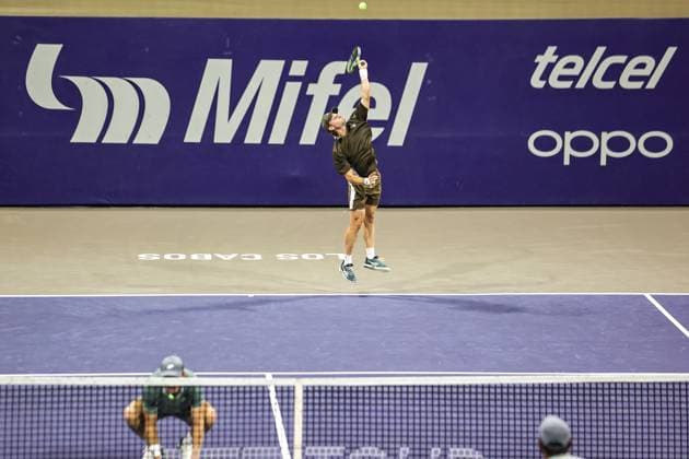 LOS CABOS TENNIS OPEN 2025 LOS CABOS TENNIS OPEN 2025 STALDER CHANDRASEKAR VS BAYLDON SCHOOKATE 18072025 LOS CABOS, BAJA CALIFORNIA, MEXICO Action photo of Blake Bayldon and Tristan Schoolkate of Australia, during semifinal doubles game of Los Cabos Tennis Open 2025 held at the Grand Stand of the Cabo Sports Complex of Los Cabos, Baja California, Mexico Action photo of Blake Bayldon and Tristan Schoolkate of Australia, during semifinal singles game of Los Cabos Tennis Open 2025 held at the Grand Stand of the Cabo Sports Complex of Los Cabos, Baja California, Mexico PHOTO BY IMAGENSHOP AGENCIA FOTOGRAFICA LOS CABOS BAJA CALIFORNIA MEXICO Copyright: xIMAGENSHOPxAGENCIAxFOTOGRAFICAx