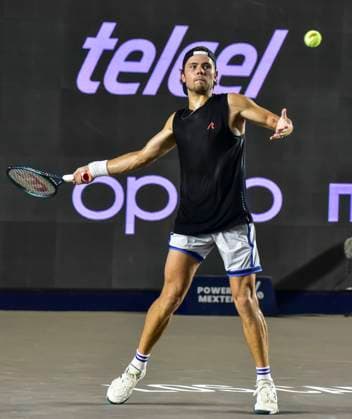 LOS CABOS TENNIS OPEN 2025 LOS CABOS TENNIS OPEN 2025 RUBLEV VS KOVACEVIC 18072025 LOS CABOS, BAJA CALIFORNIA, MEXICO Action photo of Aleksandar Kovacevic of the USA, during semifinal singles game of Los Cabos Tennis Open 2025 held at the Mextenis Stadium of the Cabo Sports Complex of Los Cabos, Baja California, Mexico Action photo of Aleksandar Kovacevic of the USA during semifinal singles game of Los Cabos Tennis Open 2025 held at the Mextenis Stadium of the Cabo Sports Complex of Los Cabos, Baja California, Mexico PHOTO BY IMAGENSHOP AGENCIA FOTOGRAFICA LOS CABOS BAJA CALIFORNIA MEXICO Copyright: xIMAGENSHOPxAGENCIAxFOTOGRAFICAx