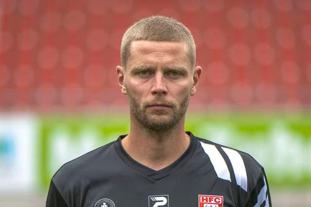 Coach Robert Schroeder HFC , Hallescher FC, Team, Team photo, Portraets, Player photo, Soccer, RL Nordost, Season 2025 26, 17 07 2025 Halle Leuna Chemie Stadion ST Germany