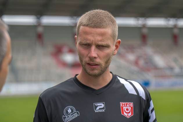 Coach Robert Schroeder HFC , Hallescher FC, Team, Team photo, Portraets, Player photo, Soccer, RL Nordost, Season 2025 26, 17 07 2025 Halle Leuna Chemie Stadion ST Germany