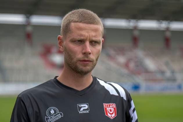 Coach Robert Schroeder HFC , Hallescher FC, Team, Team photo, Portraets, Player photo, Soccer, RL Nordost, Season 2025 26, 17 07 2025 Halle Leuna Chemie Stadion ST Germany