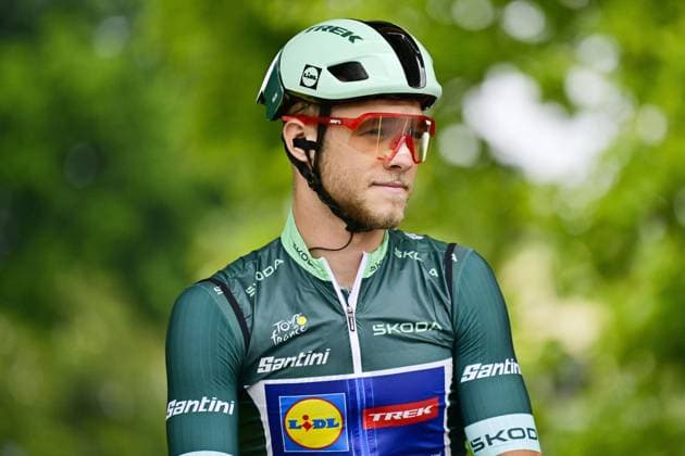 Italian Jonathan Milan of Lidl-Trek pictured at the start of stage 14 of the 2025 Tour de France cycling race, from Pau to Luchon-Superbagneres (183 km), on Saturday 19 July 2025 in France. The 112th edition of the Tour de France starts on Saturday 5 July in Lille, France, and will finish in Paris, France on the 27th of July. DIRKxWAEM  x129555847x