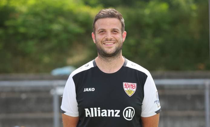 BAU Stuttgart Football 2 Bundesliga photo session Tobias Schwaab VfB Stuttgart Women,portrait appointment 2025 2026