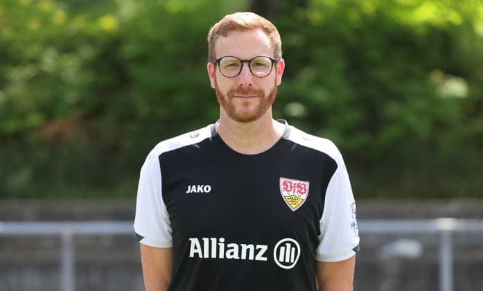 BAU Stuttgart Football 2 Bundesliga photo session Christian Liedtke VfB Stuttgart Women,portrait appointment 2025 2026