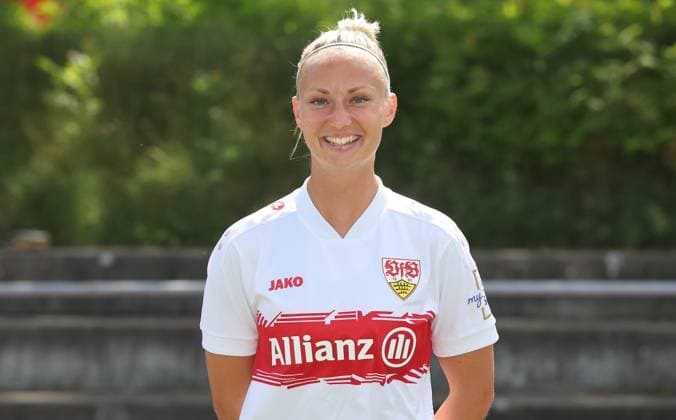 BAU Stuttgart soccer 2 Bundesliga photo session Meike Meßmer VfB Stuttgart women,portrait appointment 2025 2026
