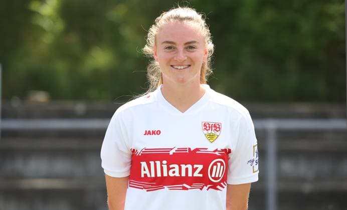 BAU Stuttgart soccer 2 Bundesliga photo session Joy Castor VfB Stuttgart women,portrait appointment 2025 2026
