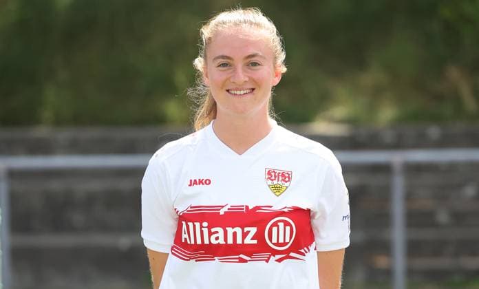 BAU Stuttgart soccer 2 Bundesliga photo session Gillian Castor VfB Stuttgart women,portrait appointment 2025 2026