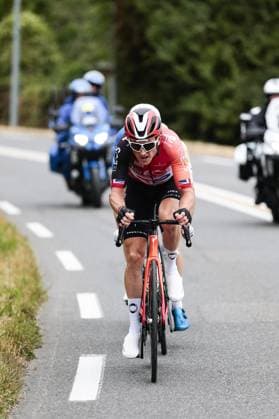 British Geraint Thomas of Ineos Grenadiers pictured in action during stage 14 of the 2025 Tour de France cycling race, from Pau to Luchon-Superbagneres (183 km), on Saturday 19 July 2025 in France. The 112th edition of the Tour de France starts on Saturday 5 July in Lille, France, and will finish in Paris, France on the 27th of July. POOLxLUCAxBETTINI  x129558682x