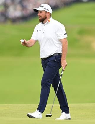 Shane Lowry on the 1st Green The Open Championship, Day Three, Golf, Royal Portrush Golf Club, Portrush, Northern Ireland, UK - 19 Jul 2025 EDITORIAL USE ONLY No use with unauthorised audio, video, data, fixture lists, club league logos or live services. Online in-match use limited to 120 images, no video emulation. No use in betting, games or single club league player publications. Copyright: xGreigxCowie Shutterstockx 15403239q