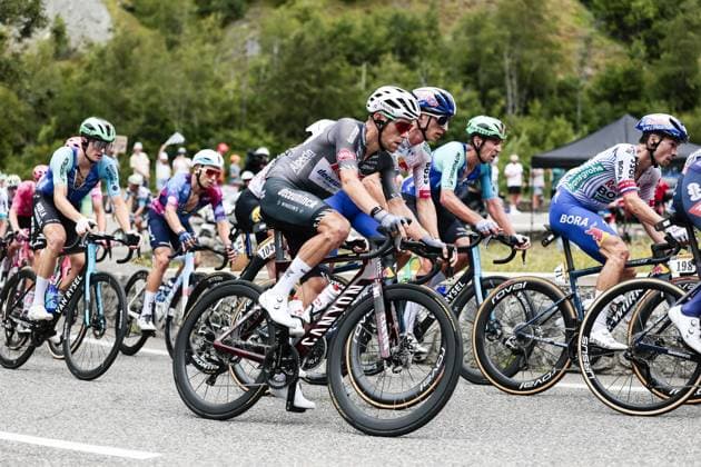 Belgian Xandro Meurisse of Alpecin-Deceuninck pictured in action during stage 14 of the 2025 Tour de France cycling race, from Pau to Luchon-Superbagneres (183 km), on Saturday 19 July 2025 in France. The 112th edition of the Tour de France starts on Saturday 5 July in Lille, France, and will finish in Paris, France on the 27th of July. POOLxLUCAxBETTINI  x129560571x