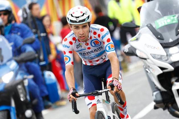 Tour de France 2025 Stage 14 LUCHON SUPERBAGNERES, FRANCE - JULY 19 : Martinez Lenny (FRA) of Bahrain - Victorious in action during stage 14 of the 112th edition of Tour de France an UCI World Tour 2.UWT cycling road race stage for Men Elite of 183 km with start in Pau and finish in Luchon Superbagneres on July 19, 2025 in Luchon Superbagneres, France, 19 07 2025 Luchon Superbagneres France  Copyright: xGarnierxEtiennex