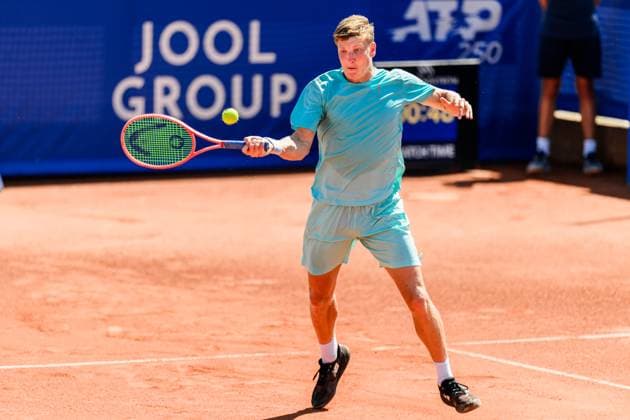 250719 AndrÃ Göransson of Sweden competes in a doubles semifinal tennis match during day 7 of the Nordea Open on July 19, 2025 in Bastad Photo Mathilda Schuler BILDBYRAN kod MA MA0848 tennis atp 250 nordea open bbeng semifinal sweden sverige  Copyright: MATHILDAxSCHULER BB250719MA030