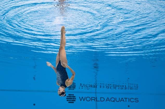 Sport Bilder des Tages (250719) -- SINGAPORE, July 19, 2025 -- Enrica Piccoli of Italy performs during the women s solo technical final of artistic swimming at the World Aquatics Championships in Singapore, July 19, 2025. ) (SP)SINGAPORE-WORLD AQUATICS CHAMPIONSHIPS-ARTISTIC SWIMMING-WOMEN SOLO TECHNICAL XiaxYifang 