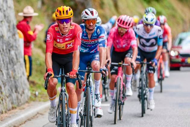 Tour de France 2025 Stage 14 LUCHON SUPERBAGNERES, FRANCE - JULY 19 : Rider of Uno-X Mobility in action during stage 14 of the 112th edition of Tour de France an UCI World Tour 2.UWT cycling road race stage for Men Elite of 183 km with start in Pau and finish in Luchon Superbagneres on July 19, 2025 in Luchon Superbagneres, France, 19 07 2025 ( Motordriver Kenny Verfaillie - Luchon Superbagneres France  Copyright: xLucaxBettinix