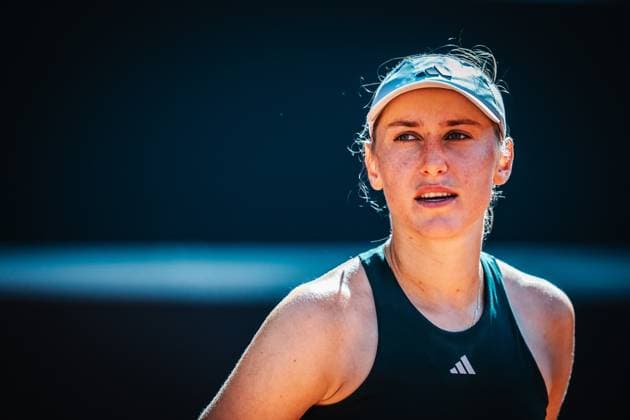 Tennis Women MSC Hamburg Ladies Open WTA 250 Anna Bondar HUN vs Kaja Juvan SVN 19 07 2025 Kaja Juvan Hamburg Tennisstadion am Rothenbaum Hamburg Germany