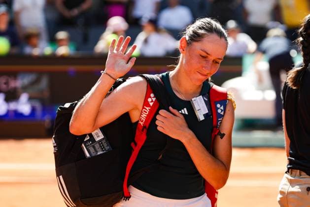 GER, Hamburg, xFSx, ATP250 Womens Tennis Tournament , MSC Hamburg Ladies Open 2025 , Semifinals ,18 07 2025 v l Kaja Juvan SLO disappointed, looking disappointed, dissapointed, sad, frustrated, frustrated, frustrated Copyright: HMBxMedia FernandoxSoares
